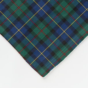 MacLeod Skye blauen und grünen Tartan Fleecedecke