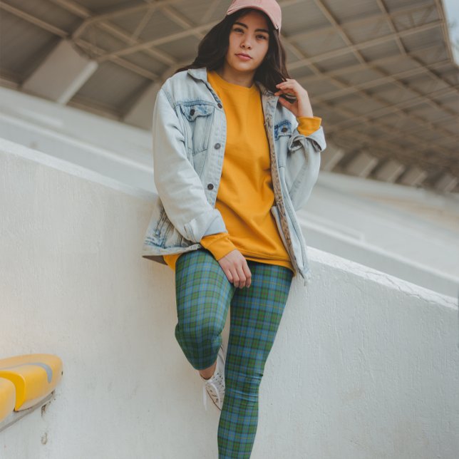 MacLeod Tartan Blue Green Leggings (Von Creator hochgeladen)