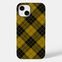 MacLeod-Tartan gelb-schwarzes Karo