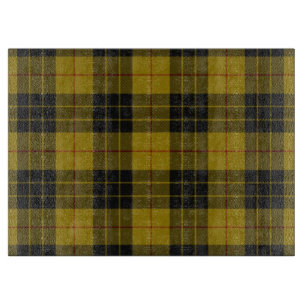 MacLeod-Tartan gelb-schwarzes Karo Schneidebrett