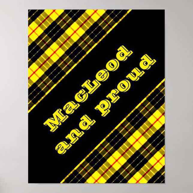 MacLeod Tartan Lewis Poster (Vorne)
