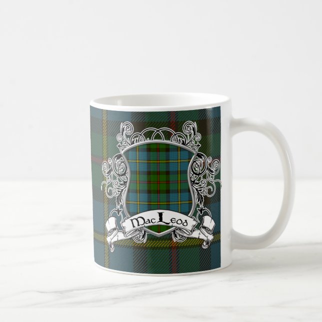 MacLeod Tartan-Schild Kaffeetasse (Rechts)