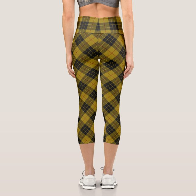MacLeod Tarttan kariert Capri Leggings (Rückseite)