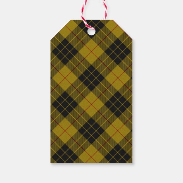 MacLeod Tarttan kariert Geschenkanhänger (Rückseite)