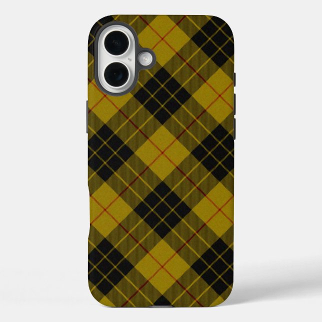 MacLeod Tarttan kariert iPhone 16 Plus Hülle (Rückseite)
