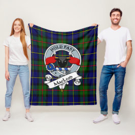 MacLeod von Harris Modernes Clan Abzeichen Tartan Fleecedecke