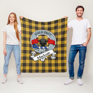 MacLeod von Lewis Ancient Clan Abzeichen Tartan Ka Fleecedecke