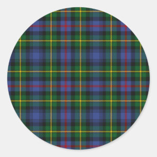 MacLeod von Skye Tartan Runder Aufkleber