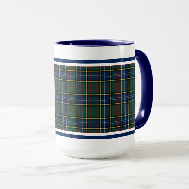 MacMillan Clan Modern Hunting Tartan Tasse (VorderseiteRechts)