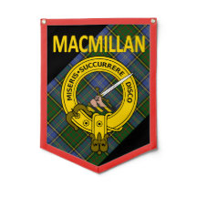MACMILLAN TARTAN & CREST WIMPEL