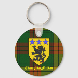 MacMillan Tartan-Wappen Schlüsselanhänger
