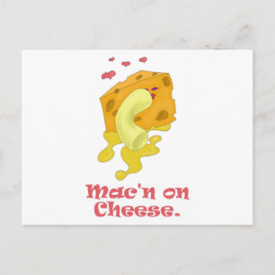 Mac'n auf Käse Postkarte