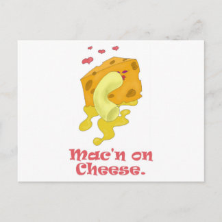 Mac'n auf Käse Postkarte