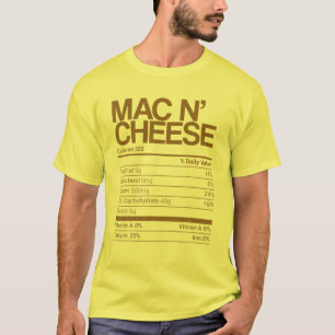 MacN' Cheese Nutrition Facts Family Matching Chri T-Shirt
