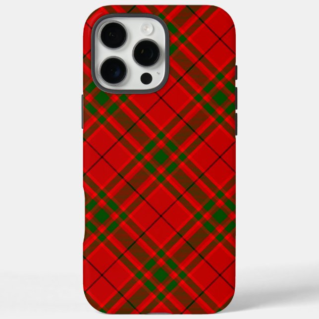 MacNab Tartan rot kariert iPhone 16 Pro Max Hülle (Rückseite)