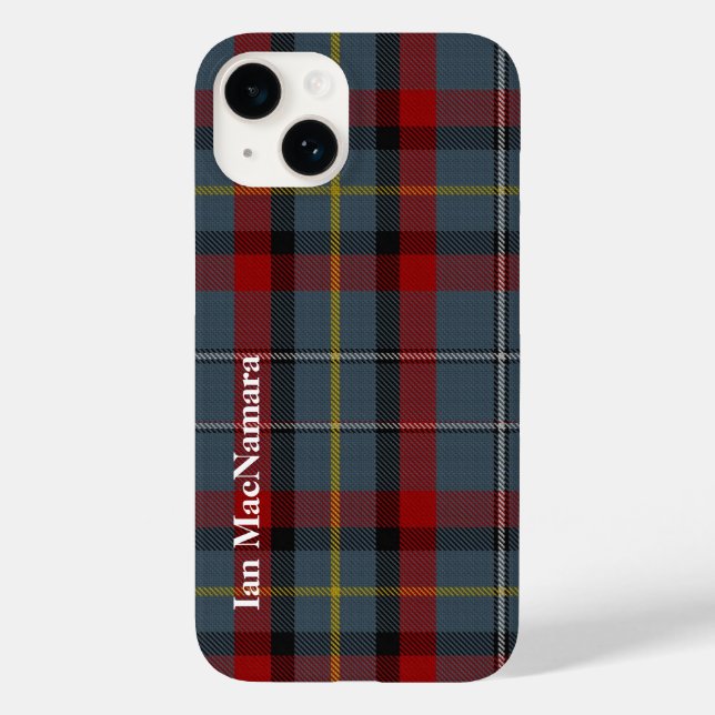 MacNamara Clan Tartan Plaid Coque-Mate coque iphon (Verso)