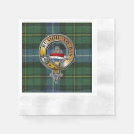 MacNeil-Barra Tartan & Abzeichen Serviette