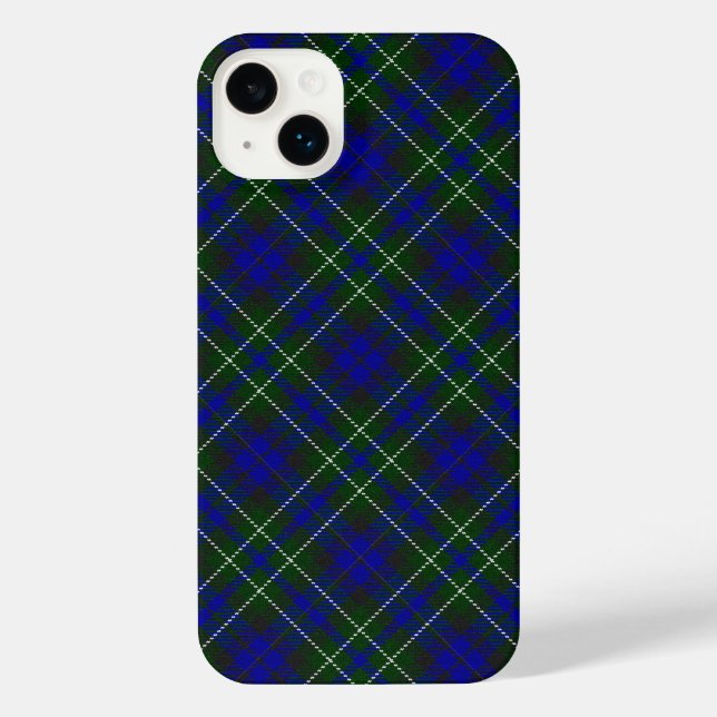 Macneil Colonsay tartan blue green kariert iPhone 14 Plus Hülle (Rückseite)