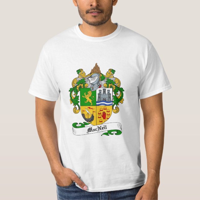 Macneil Familienwappen - Macneil Wappen T-Shirt (Vorderseite)