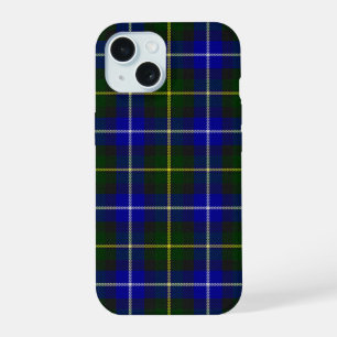 Macneil of Barra Tartan blau grün kariert iPhone 15 Hülle
