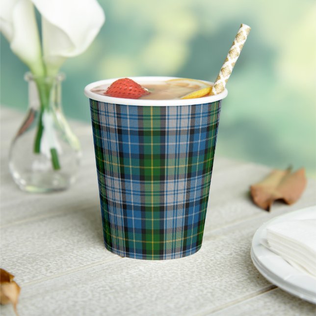 MacNeil Tartan Kariert Paper Cups Pappbecher (In Situ)