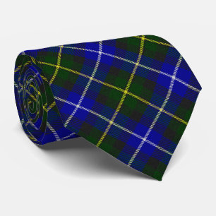 Macneil von Barra tartan blau kariert Krawatte