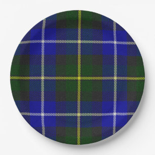 Macneil von Barra tartan blau kariert Pappteller