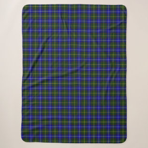 Macneil von Barra tartan blau kariert Sherpadecke