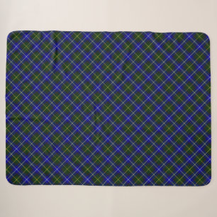 Macneil von Barra tartan blau kariert Sherpadecke