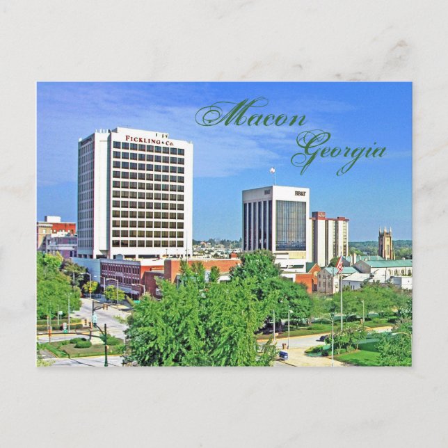 Macon, Georgia, USA Postkarte (Vorderseite)