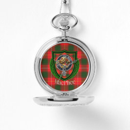 MacPhee Scottish Clan Tartan & Crest Armbanduhr
