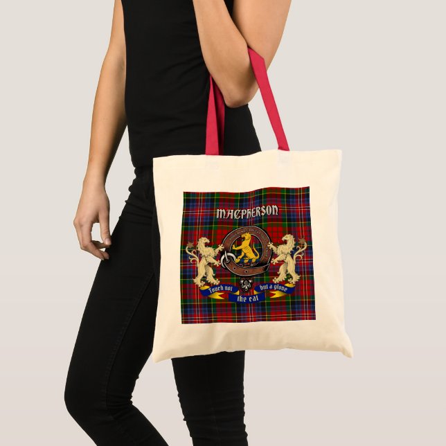 Macpherson Clan Abzeichen & Tartan Tasche (Vorderseite (Produkt))
