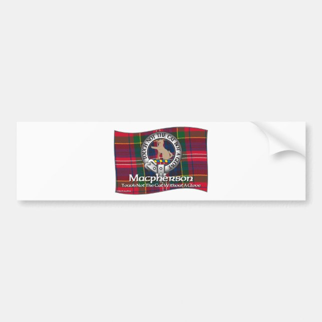 Macpherson-Clan Autoaufkleber (Vorne)