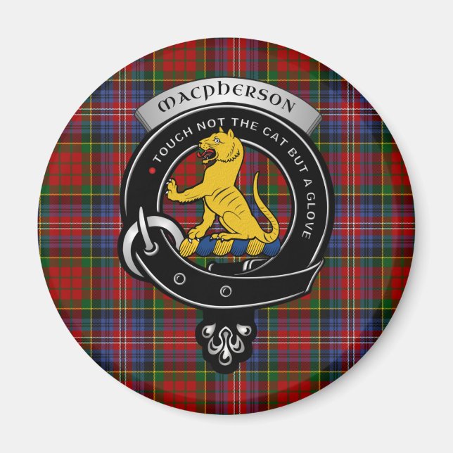 Macpherson Clan Badge Magnet (Vorne)