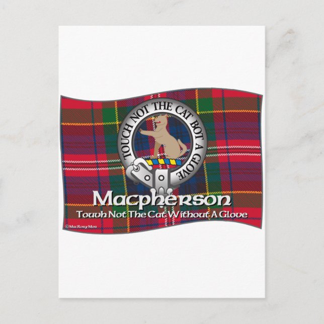 Macpherson Clan Postkarte (Vorderseite)