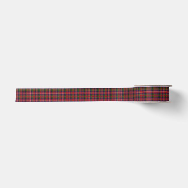 MacPherson Clan Tartan Kariert Ribbon Satinband (Vorderseite)