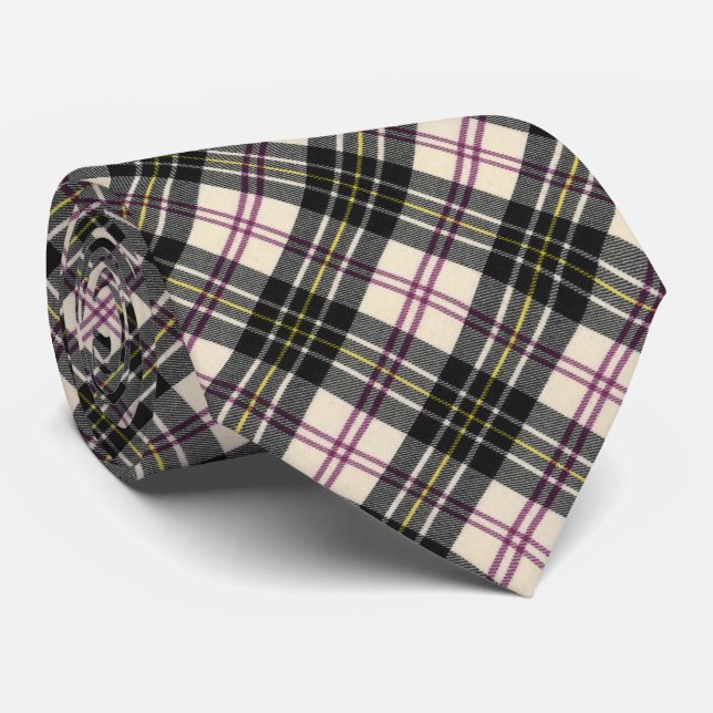 MacPherson Dress Modern Original Scottish Tartan Krawatte (Gerollt)
