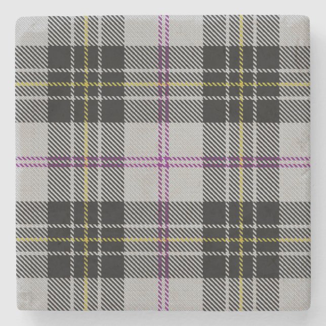 MacPherson Dress Tartan Steinuntersetzer (Vorderseite)