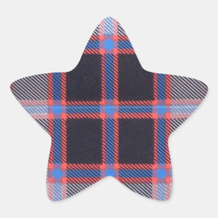 MACPHERSON JUNTING TARTAN Stern-Aufkleber