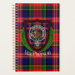 MacPherson Scottish Clan Tartan & Crest Planer