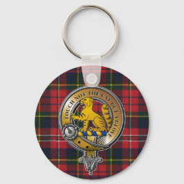 MacPherson Tartan & Abzeichen Schlüsselanhänger