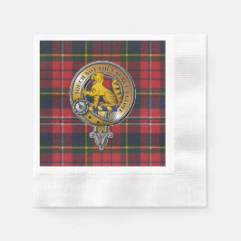 MacPherson Tartan & Abzeichen Serviette