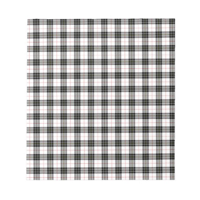 MacPherson Tartan Notizblock (Vorderseite)