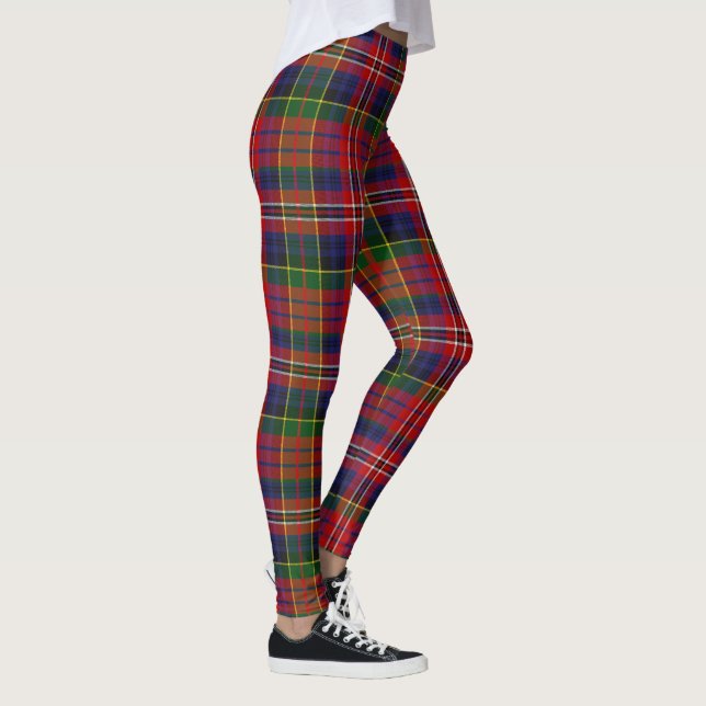 MacPherson Tartan Plaid Leggings (Droite)