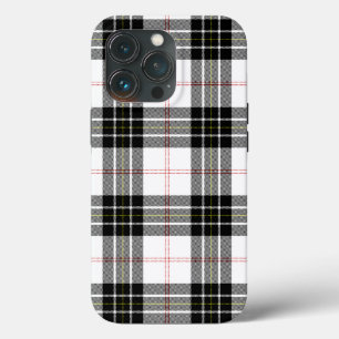 MacPherson Tartan Schwarz-weiß kariert Case-Mate iPhone Hülle