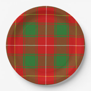 MacPhie Macfie Scottish Clan Tartan Kariert Pappteller