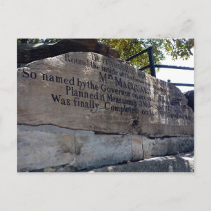Macquarie-Stuhl Postkarte