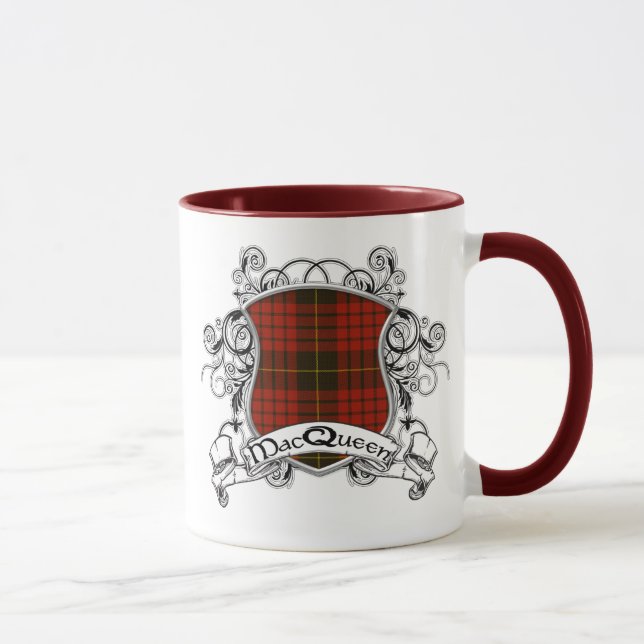 MacQueen Tartan-Schild Tasse (Rechts)