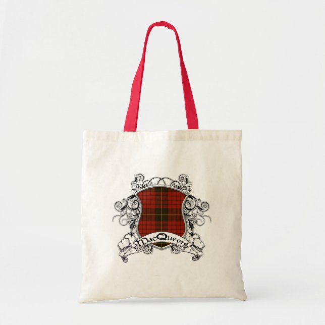 MacQueen Tartan-Schild Tragetasche (Vorne)