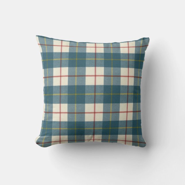 MacRae Conchra Modernes Original Scottish Tartan Kissen (Vorderseite)